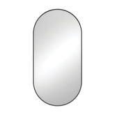 Fienza Empire Matte Black Framed Mirror, 600 x 1200mm